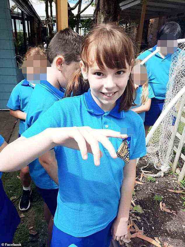 Charlise Mutten (pictured) has been remembered as a much-loved member of Tweed Heads Public School in a statement from the school released on Wednesday morning