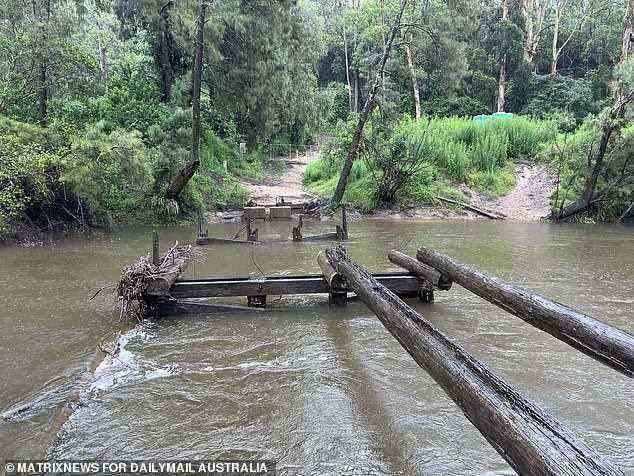 Police made the grisly discovery near the Colo River (pictured) in Sydney's west on Tuesday night