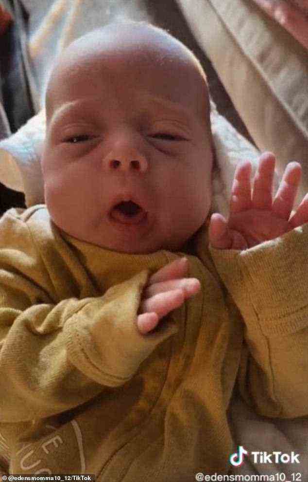 Rebecca Shumard, 26, brachte ihre Tochter Eden mit 27 Wochen zur Welt – 13 Wochen zu früh.  Aufgrund der Frühgeburt musste das Neugeborene 72 Tage auf der Neugeborenen-Intensivstation bleiben