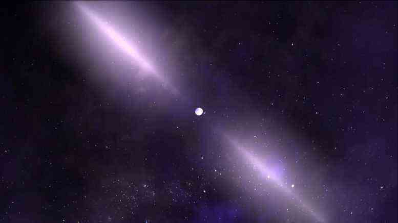 Pulsar schnell rotierender Neutronenstern