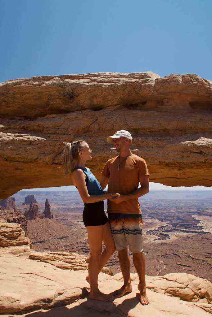 Gabby Petito und Brian Laundrie wurden am 10. Juli 2021 im Canyonland National Park in Utah gesehen.