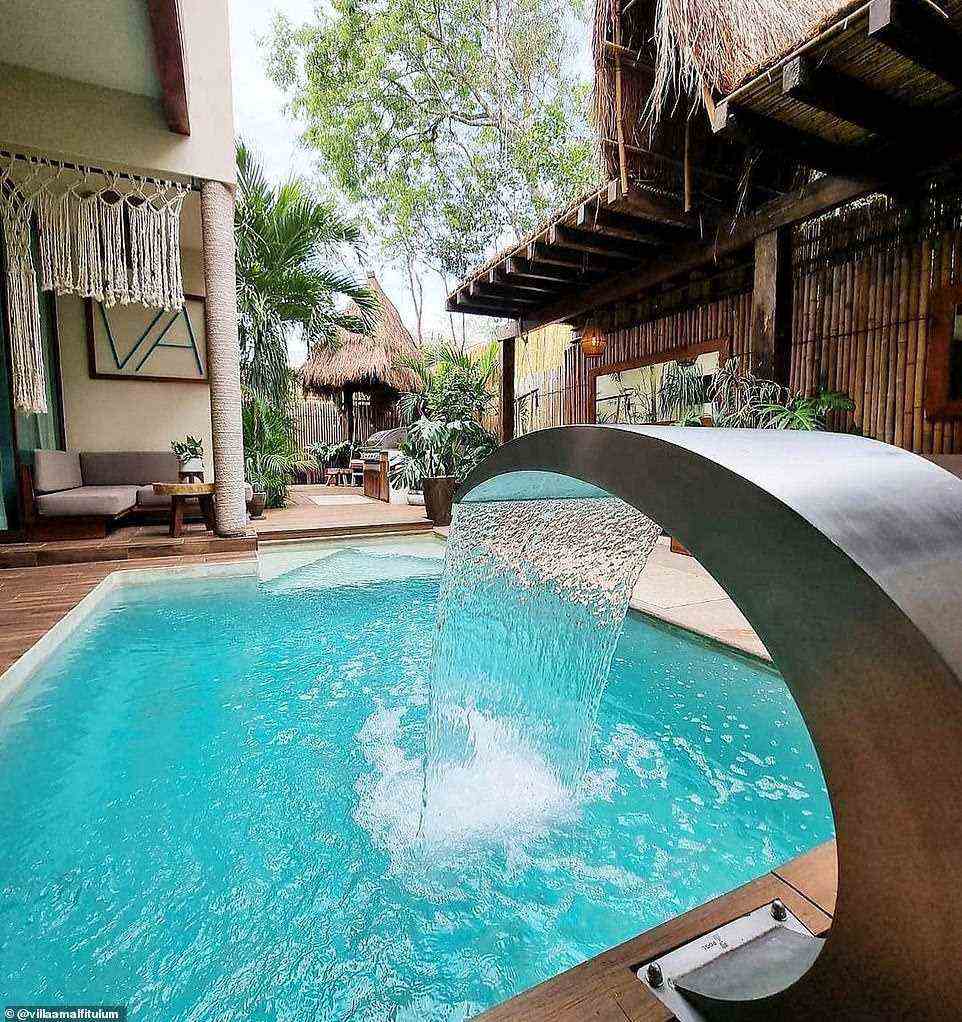 6. VILLA AMALFI (TULUM, MEXIKO): Airbnb beschreibt dieses Anwesen als „wunderschöne moderne Villa“, die sich „durch klare Linien, offene Räume und riesige Fenster auszeichnet“, die „das Gefühl des Wohnens drinnen und draußen“ vermitteln.  Vorlieben - 31.020