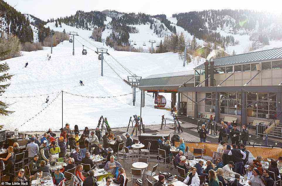 From slopes to social: Head to the Ajax Tavern's sun-drenched terrace to catch up with friends