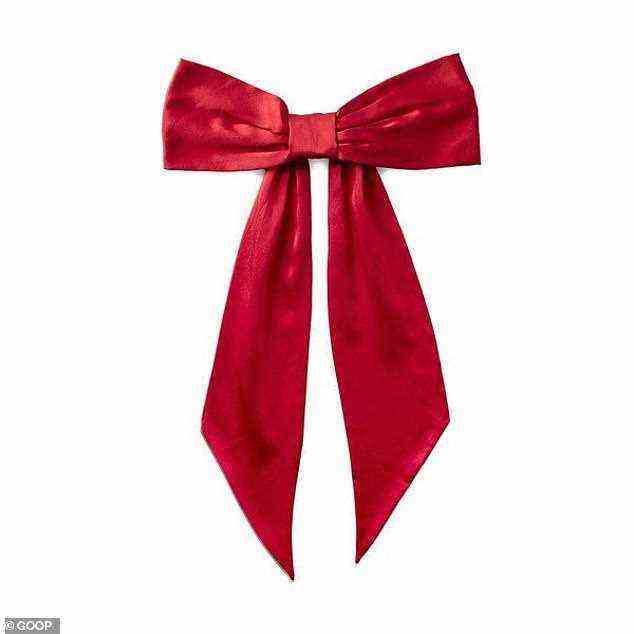 If you plan on being the present to unwrap this Valentine's Day, Goop has recommended a $90 red bow from Kiki de Montparnasse that can be attached to any garter or underwear