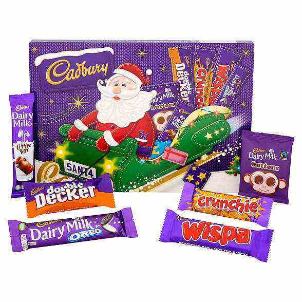 Cadbury's ]cut the size of its popular Christmas selection box for the third consecutive year by shrinking the Wispa and Double Decker bar