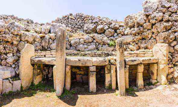 Ein Blick auf einige Ruinen in Malta 