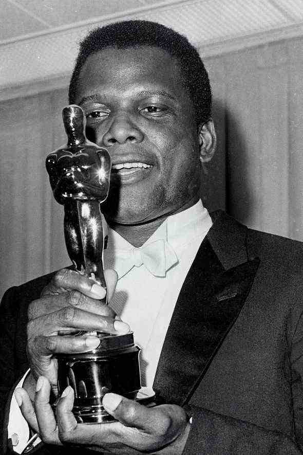 Oscar: Poitier stellte sich vor, wie er 1964 den Oscar als bester Schauspieler gewann