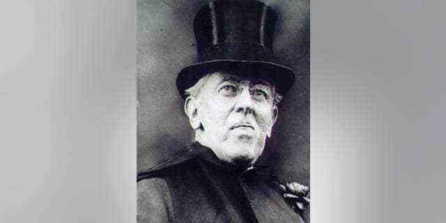 Präsident Woodrow Wilson. 