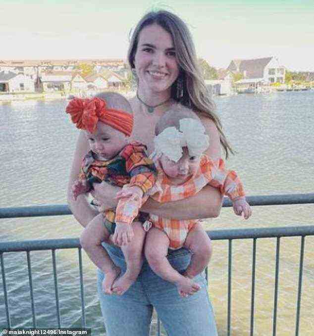 Maia Knight, 25, aus New York, hat kürzlich in einem TikTok-Video darüber gesprochen, dass sie eine alleinerziehende Mutter ihrer Zwillingstöchter Violet und Scout ist
