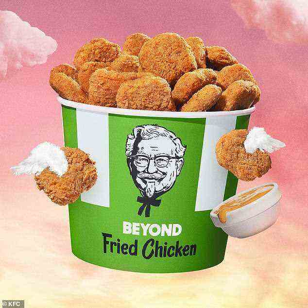KFC wird das Hühnchen auf pflanzlicher Basis ab Montag, den 10. Januar, an US-Standorten verkaufen. Es wird nur für begrenzte Zeit erhältlich sein
