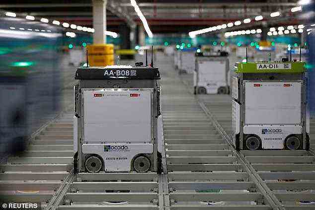Robo-Shopper: Ocado sagte, dass Käufer in der Lage sein werden, aus einem Supermarktsortiment zu Supermarktpreisen auszuwählen und Lebensmittel in nur zwei Stunden liefern zu lassen
