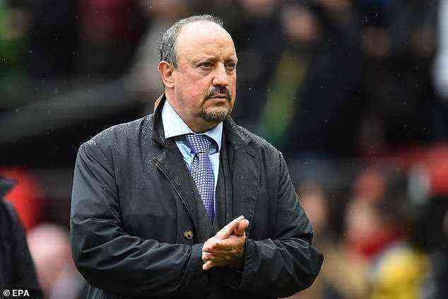 Rafa Benitez wurde am Sonntag nach einer 1: 2-Niederlage gegen Norwich von Everton entlassen