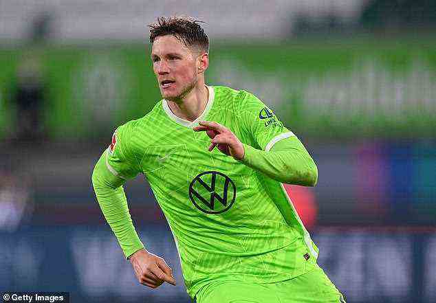 Burnley verfolgt in diesem Fenster einen Deal für den 29-jährigen Wolfsburg-Stürmer Wout Weghorst