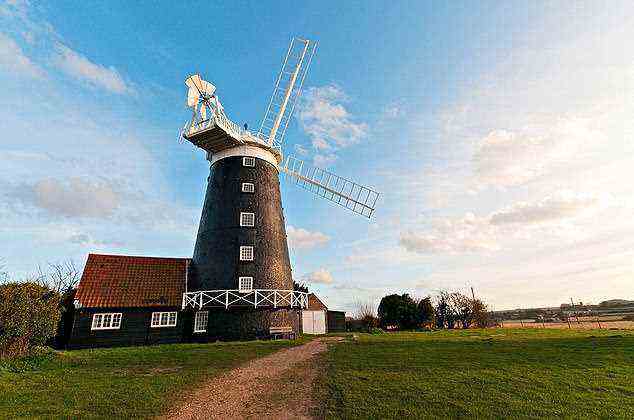 Neues Leben: Die Windmühle Burnham Overy Staithe, Norfolk, ist eine Ferienvermietung im Besitz des National Trust