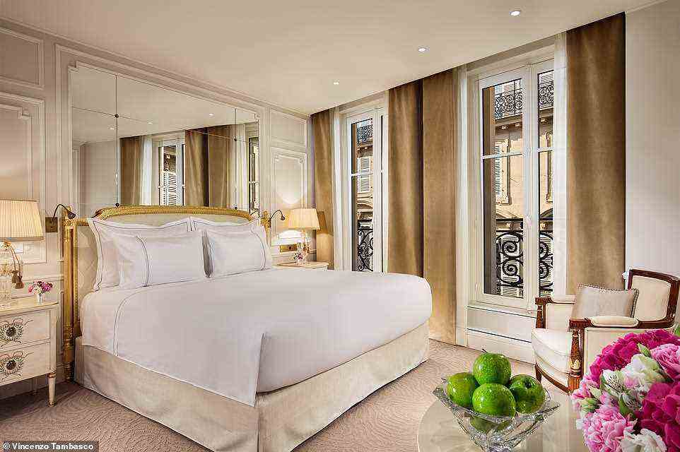 Teds Unterkunft im Hotel Splendide Royal Paris war die Suite Elysee (im Bild)