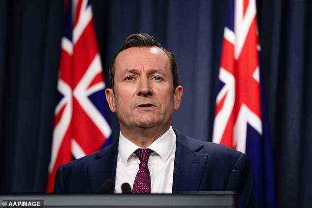 Backlash: Western Australia Premier Mark McGowan (pictured on December 13) has been facing intense backlash from public figures after announcing the state's borders will remain closed indefinitely