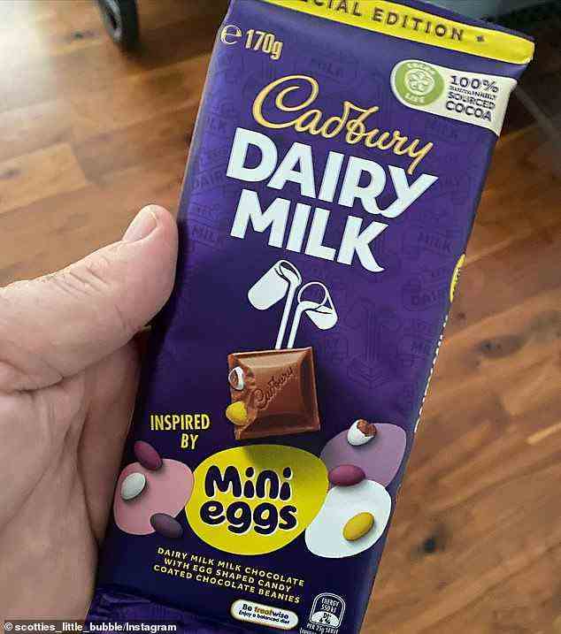 Käufer teilen ihre Aufregung online mit vielen, die sagen, dass sie die neue Osterschokolade bei ihrem nächsten Einkaufsbummel unbedingt in die Finger bekommen möchten