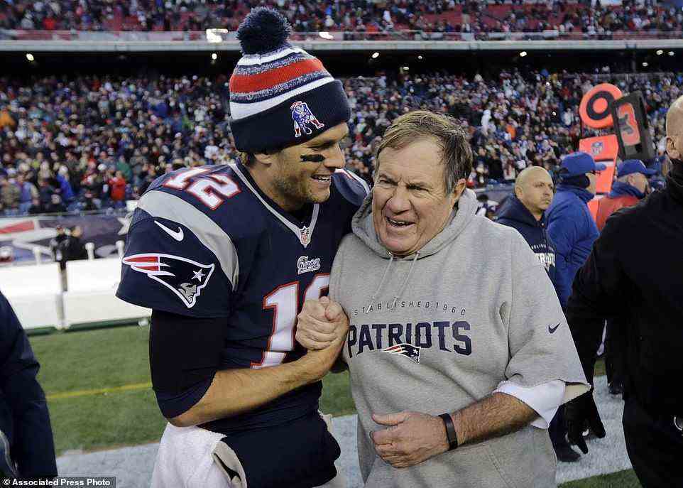 Während sie für Bill Belichick in Neuengland spielten, gewannen Brady und die Patriots sechs Super Bowls