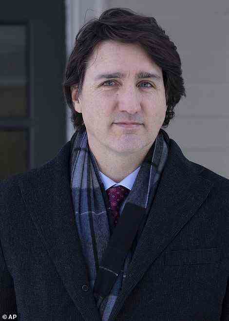 Canadian Prime Minister Justin Trudeau (pictured) and some of his his Liberal Party allies have accused the convoy demonstrators of extremism and racism