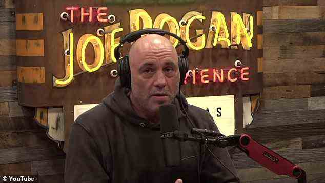Rogan returned to his podcast this week and mentioned the controversy he has sparked before interviewing Andy Stumpf, a retired Navy SEAL and record-setting wingsuit pilot