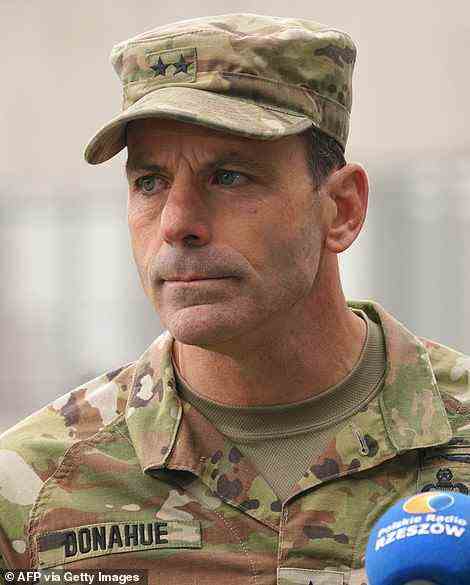 Major General Christopher Donahue, who on August 30, 2021 was the last American soldier to leave Afghanistan, arrived in Poland on Saturday