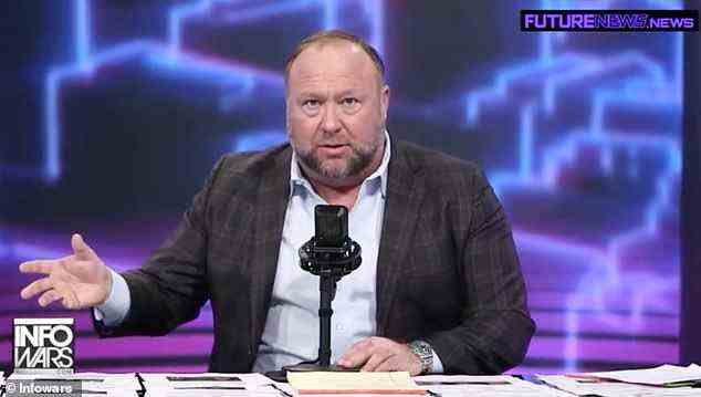 Alex Jones had been banned by Spotify from appearing in content on the platform for creating 'hate content' but Rogan interviewed him anyway. The episodes have all been removed