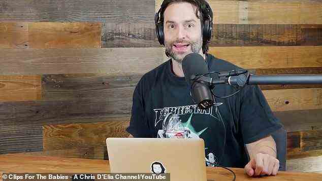 Chris D'Elia, pictured, the stand-up comedian who was accused of sexual misconduct had his appearance on the Joe Rogan Experience removed