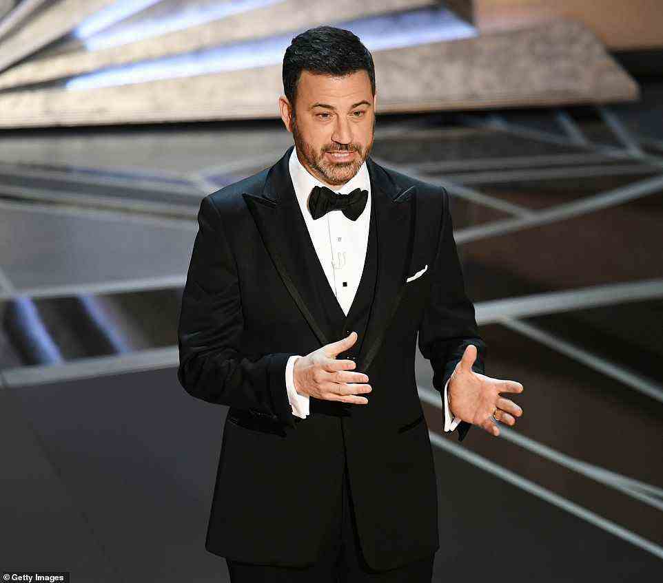 Ceremony Host reveal: It was previously announced there will be a host for the 2022 Academy Awards ceremony, which will be a first since 2018 when Jimmy Kimmel had the honor of leading the ceremony that year, as well as in 2017; the late night talk show host is seen at the 90th Academy Awards at the Dolby Theatre in Hollywood on March 4, 2018