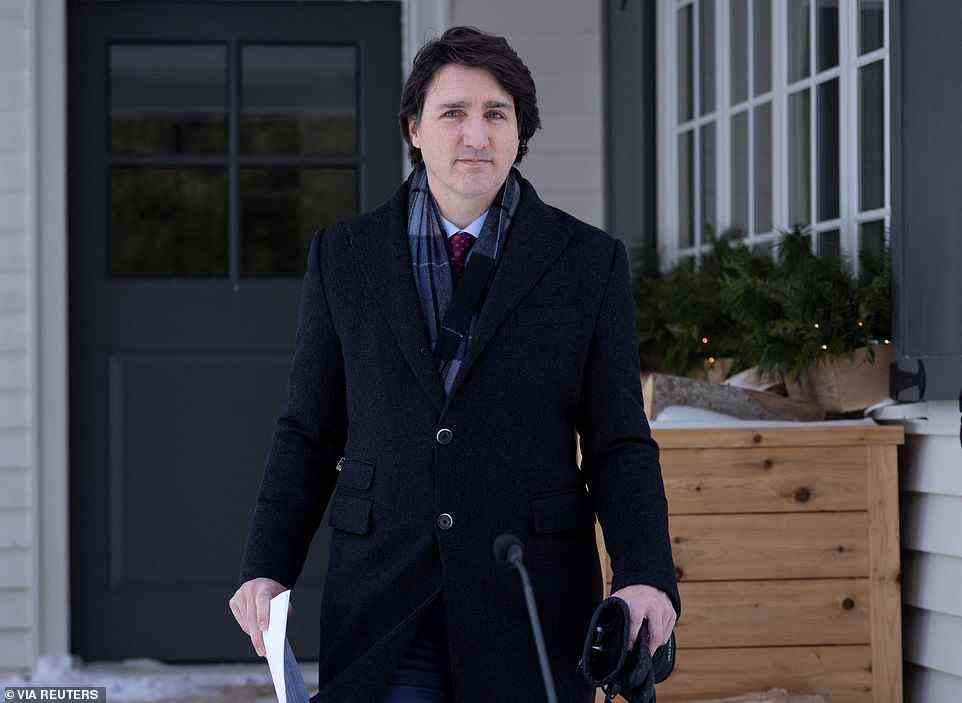 Canadian Prime Minister Justin Trudeau said last week he will not be meeting with truckers currently overrunning Ottawa in protest of his vaccine mandate. At the House of Commons on Monday, he called the protesters 'a few people shouting and waving swastikas'