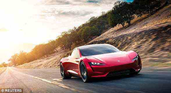 Der Markt für elektrische Supersportwagen ist in den letzten Jahren stark gewachsen, und mehrere Unternehmen – viele davon kleine Startups – wetteifern darum, am schnellsten zu bauen.  Abgebildet ist Teslas Roadster der nächsten Generation, der 2020 auf den Markt kommen soll