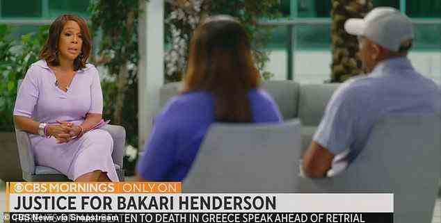 Gayle war entschlossen, in der Show zu sein, weil ihr Interview mit den Eltern von Bakari Henderson ausgestrahlt wurde – etwas, von dem sie sagte, dass es „so wichtig für sie“ sei.