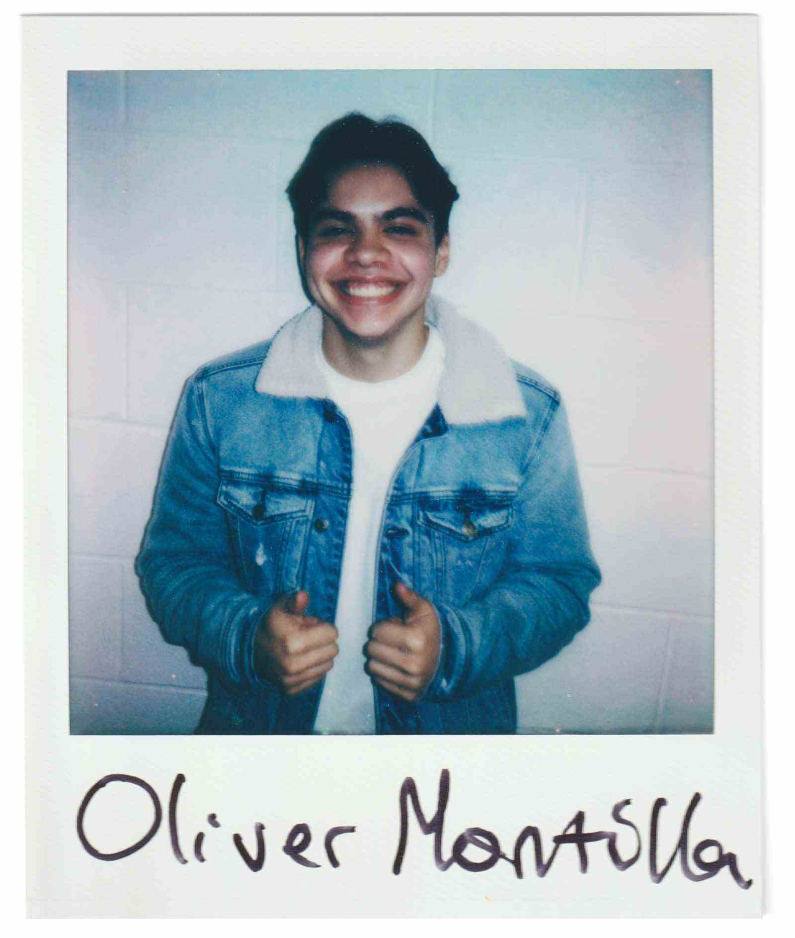 Polaroid-Portrait von Oliver Montolla von der Dunellen High School