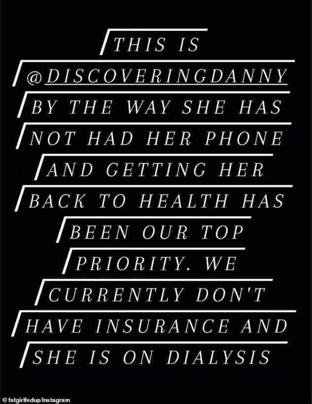Danny erklärte in Lexis Instagram Stories, dass er in ihrem Namen postet, weil sie ihr Handy nicht hat