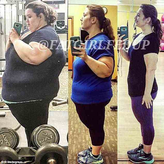 Lexi ging in zwei Jahren von 485 Pfund auf 173 Pfund zu, nachdem sie ihre Ernährung überarbeitet und eine Fitnessroutine begonnen hatte