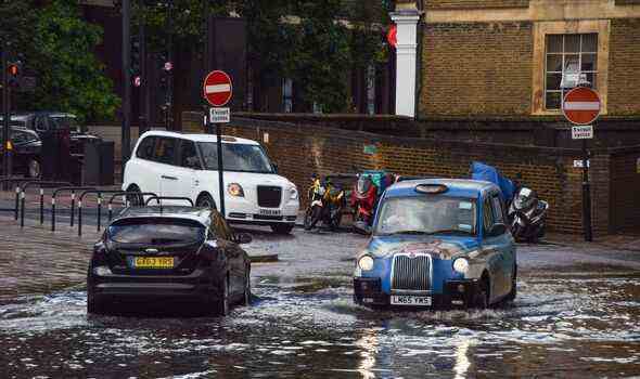 Überschwemmungen in London