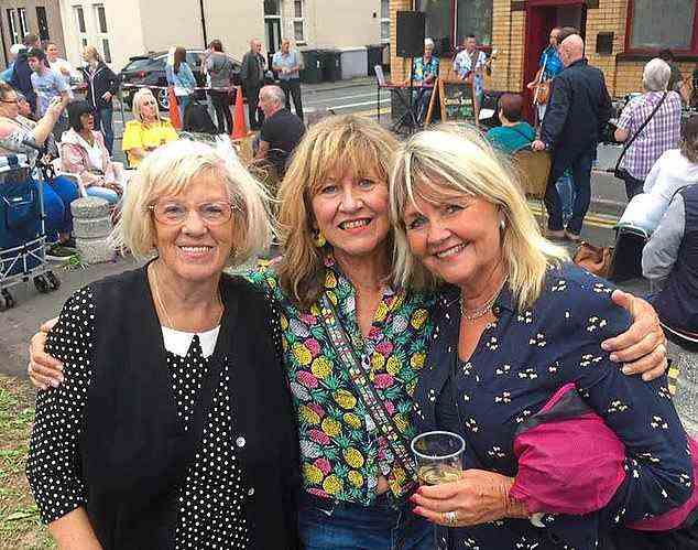Marcia Kenny (pictured centre), 68, from Newport in South Wales, said: 'I haven't attended a scan for years. I check myself regularly and I know my breasts are often lumpy. My big fear is that I'll go for a mammogram and they'll end up trying to investigate one of these lumps'