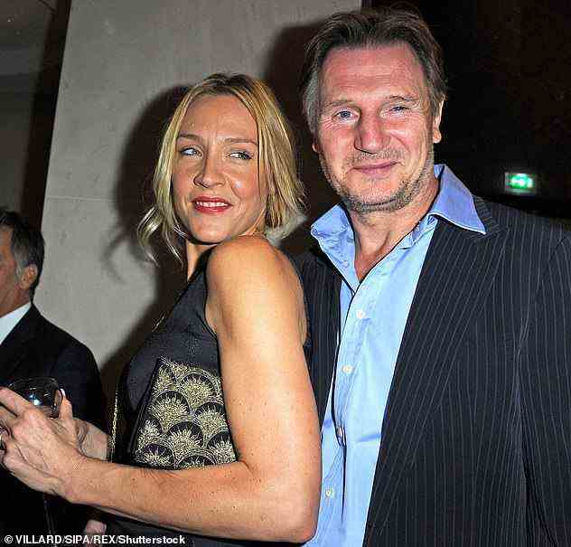 Ehemalige Flamme: Neeson hat seit dem Verlust seiner Frau selten über sein Liebesleben gesprochen, beendete jedoch 2012 eine zweijährige Beziehung mit der britischen Publizistin Freya St. Johnston (Bild 2011)