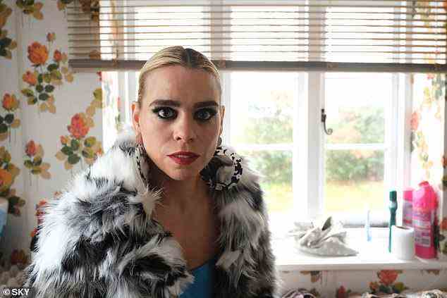 In character: The 2020 show, written by Lucy, was nominated in the Best Long Form TV Drama category alongside It’s A Sin by Russell T Davies and Adult Material by Lucy Kirkwood (Billie pictured as Suzie in show I Hate Suzie)