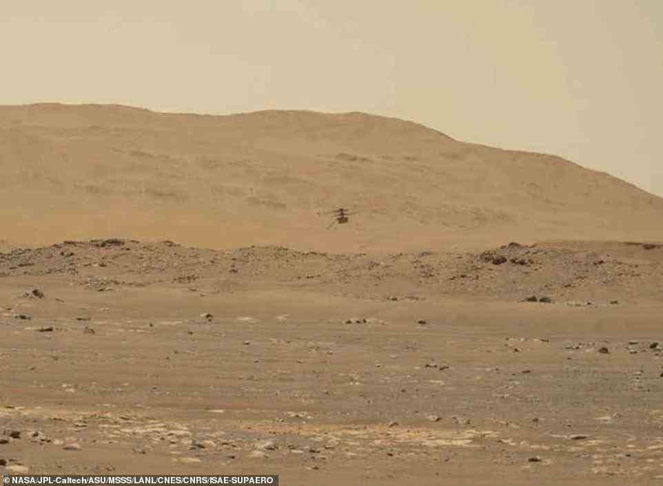 NASA released 'surprising' audio captured from its Perseverance rover, which was parked 262 feet from the helicopter as it soared through the thin Martian atmosphere during its fourth flight on April 30