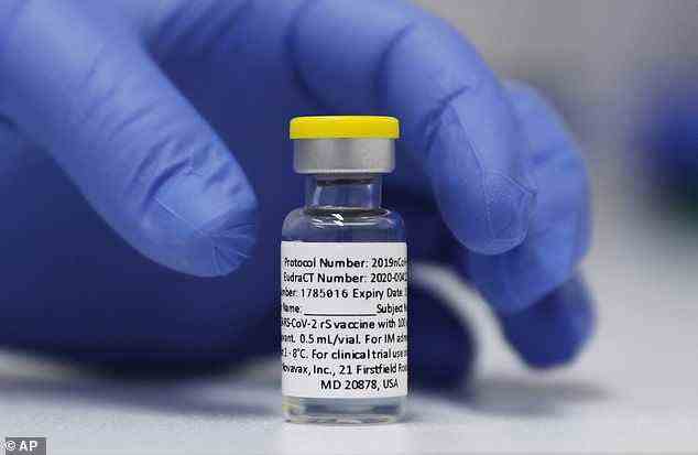 Novavax hat Lieferprobleme bei der Einführung des It-Shots.  Es hat erst kürzlich nach monatelangem Warten seinen Antrag auf FDA-Zulassung eingereicht, und das Land hat seine Impfstoffbestellungen für das erste Quartal 2022 verpasst, nachdem es prognostiziert hatte, dieses Jahr zwei Milliarden Impfungen einzuführen (Dateifoto).