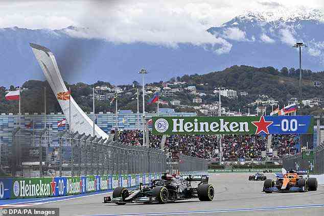 The Russian Grand Prix is due to be held in Sochi in September. Lewis Hamilton won last year