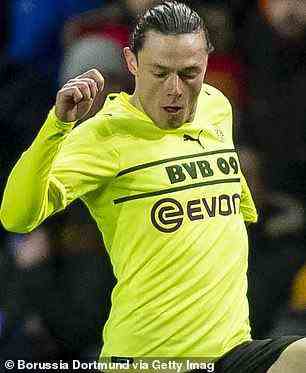 Nico Schulz im Einsatz für Borussia Dortmund