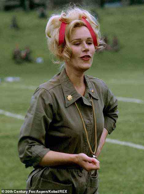 Sally Kellerman played Major Margaret 'Hot Lips' Houlihan in M*A*S*H. She is pictured in the 1970 movie