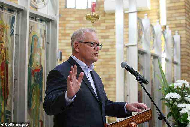 Premierminister Scott Morrison besuchte eine ukrainisch-katholische Kirche