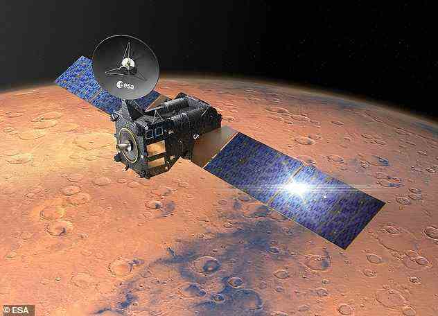 TGO (hier in einer künstlerischen Darstellung abgebildet) kam 2016 auf dem Mars an und begann 2018 seine volle wissenschaftliche Mission