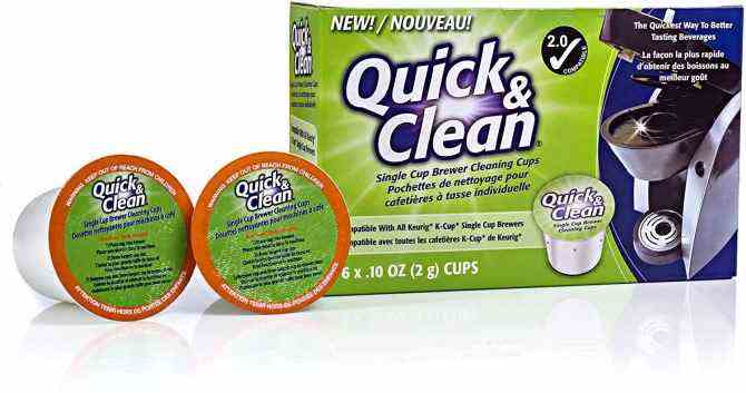 Quick & Clean Reinigungsbecher für Keurig K-Cup-Maschinen (6er-Pack)