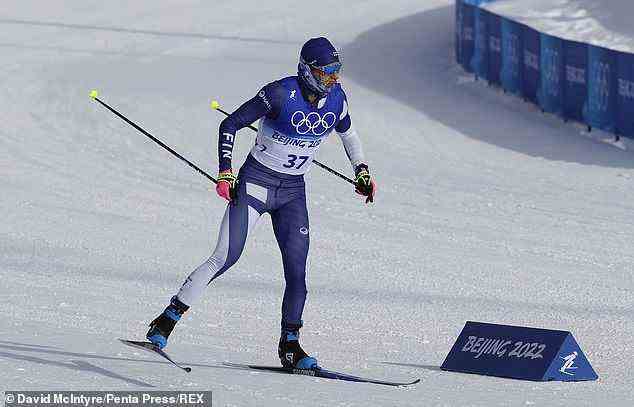 Remi Lindholm erlitt am Wochenende während seines Rennens bei den Olympischen Winterspielen einen gefrorenen Penis