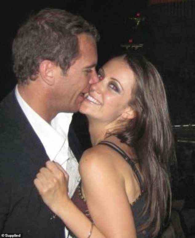 Response: Wayne Carey's (left) ex-fiancée Kate Neilson (right) has spoken out about her tumultuous relationship with the AFL legend in the wake of his appearance on SAS Australia. This never-before-seen photo shows the former couple in happier times