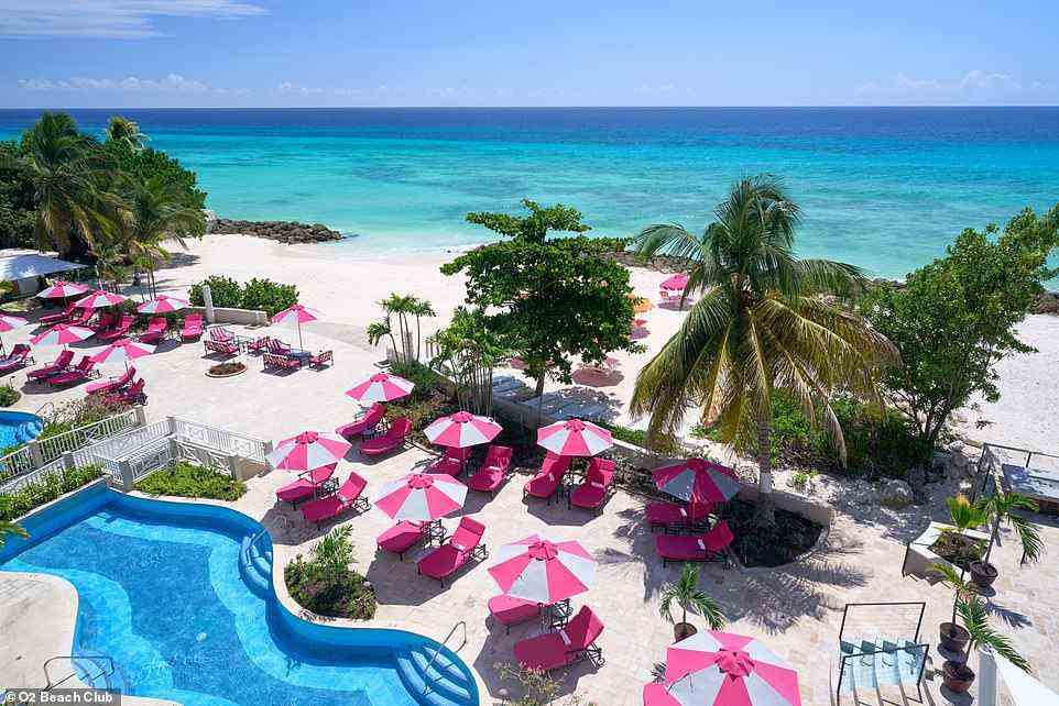 Karibischer Muntermacher: Oben abgebildet ist der neu eröffnete O2 Beach Club an der Südküste von Barbados