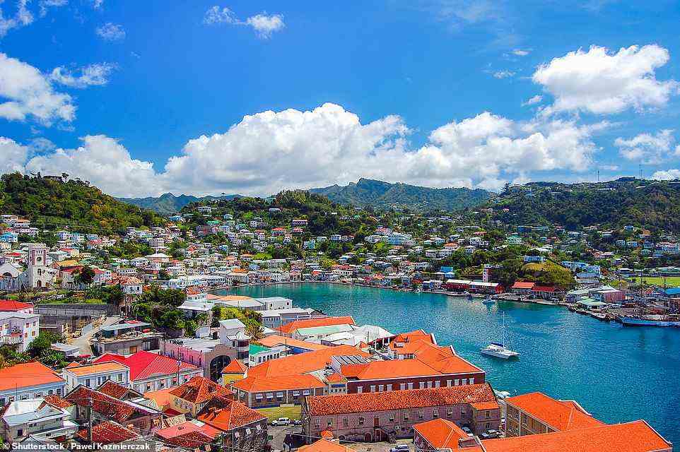 Boomend: In Grenada hat nach einer Phase des Niedergangs eine Wiederbelebung der Kakaoindustrie stattgefunden.  Abgebildet ist St. George's, die Hauptstadt der Insel